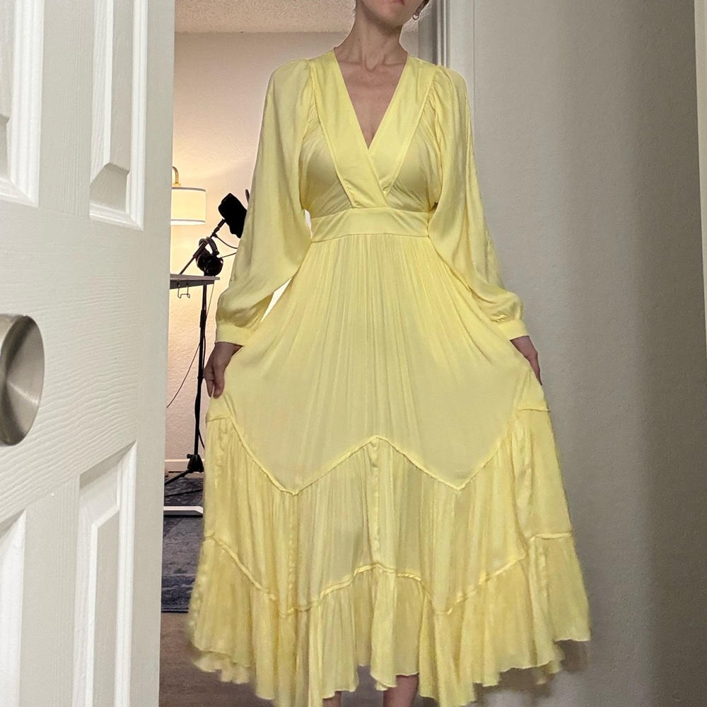 Lana Yellow Maxi Dress